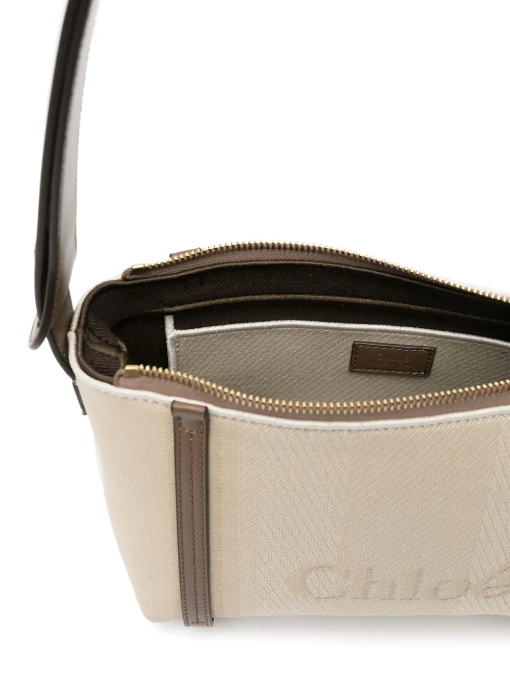Chloe Logo Jacquard Shoulder Bag — Same as shown — Size One Size — Detail View
