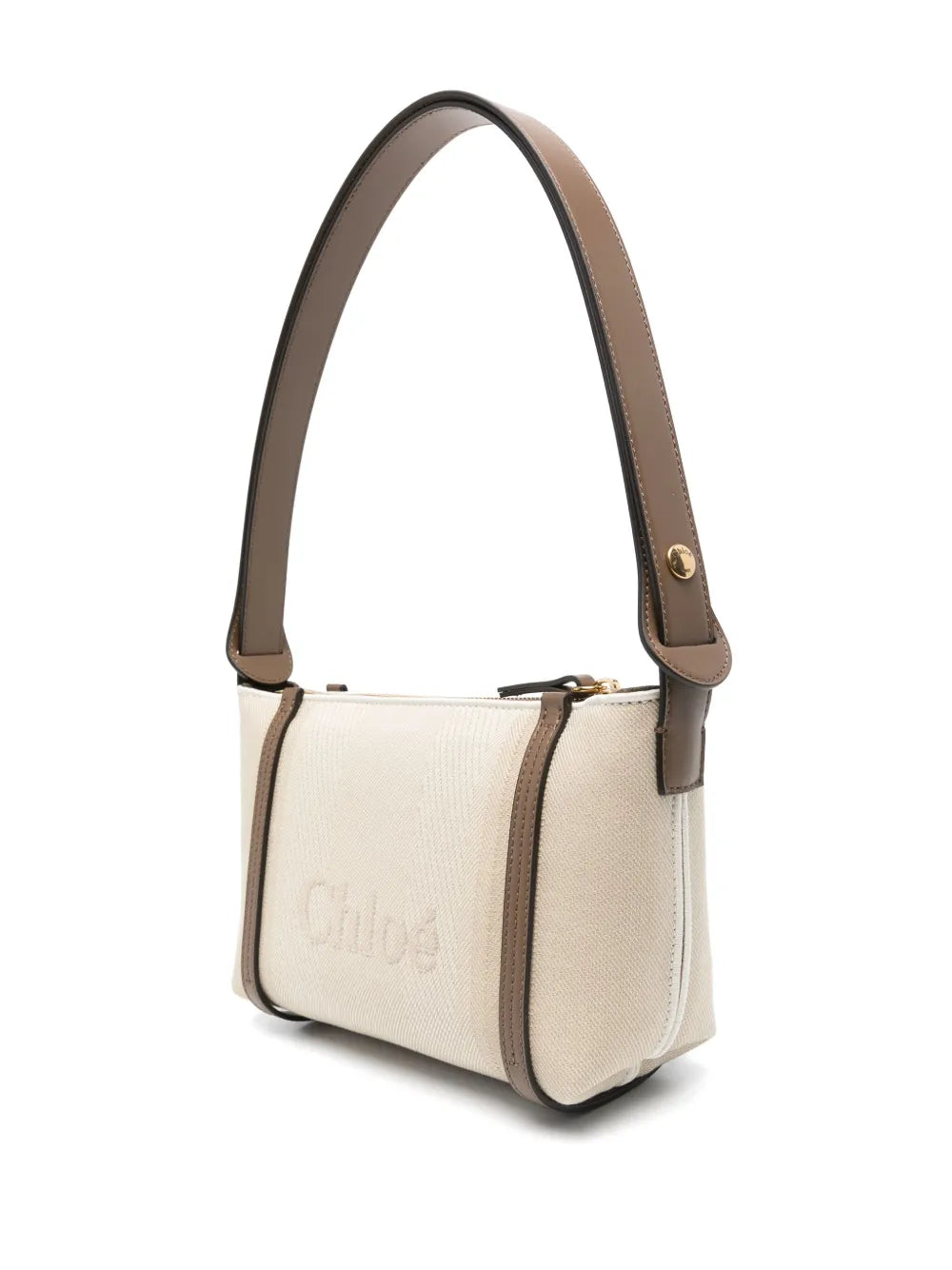 Chloe Logo Jacquard Shoulder Bag — Same as shown — Size One Size — Back View