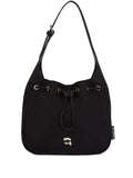 Karl Lagerfeld Ikon Drawstring Shoulder Bag — Same as shown — Size One Size — Front View
