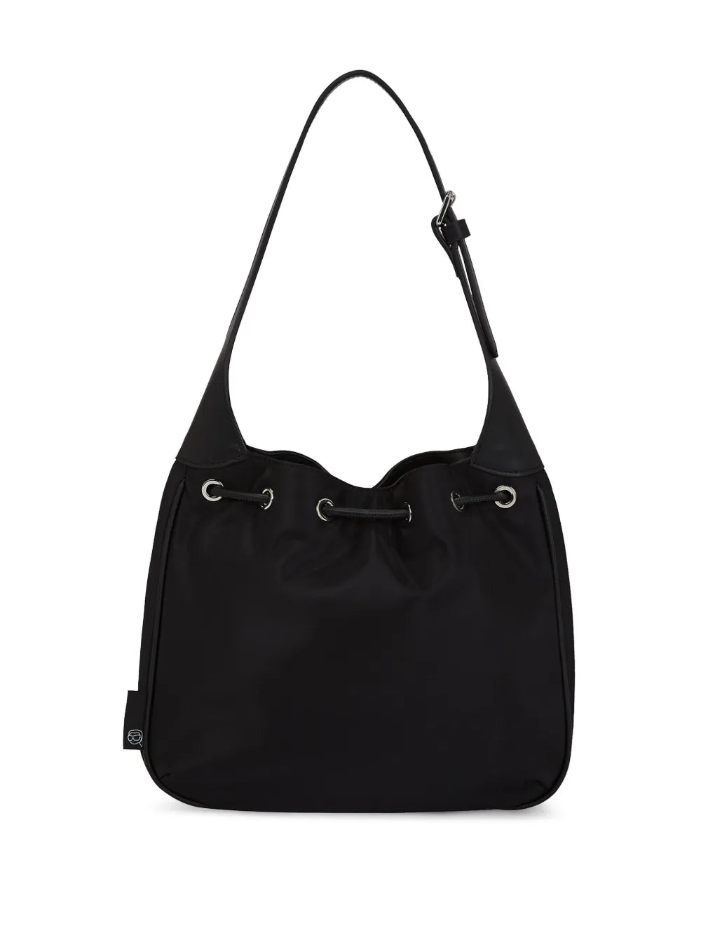 Karl Lagerfeld Ikon Drawstring Shoulder Bag — Same as shown — Size One Size — Back View