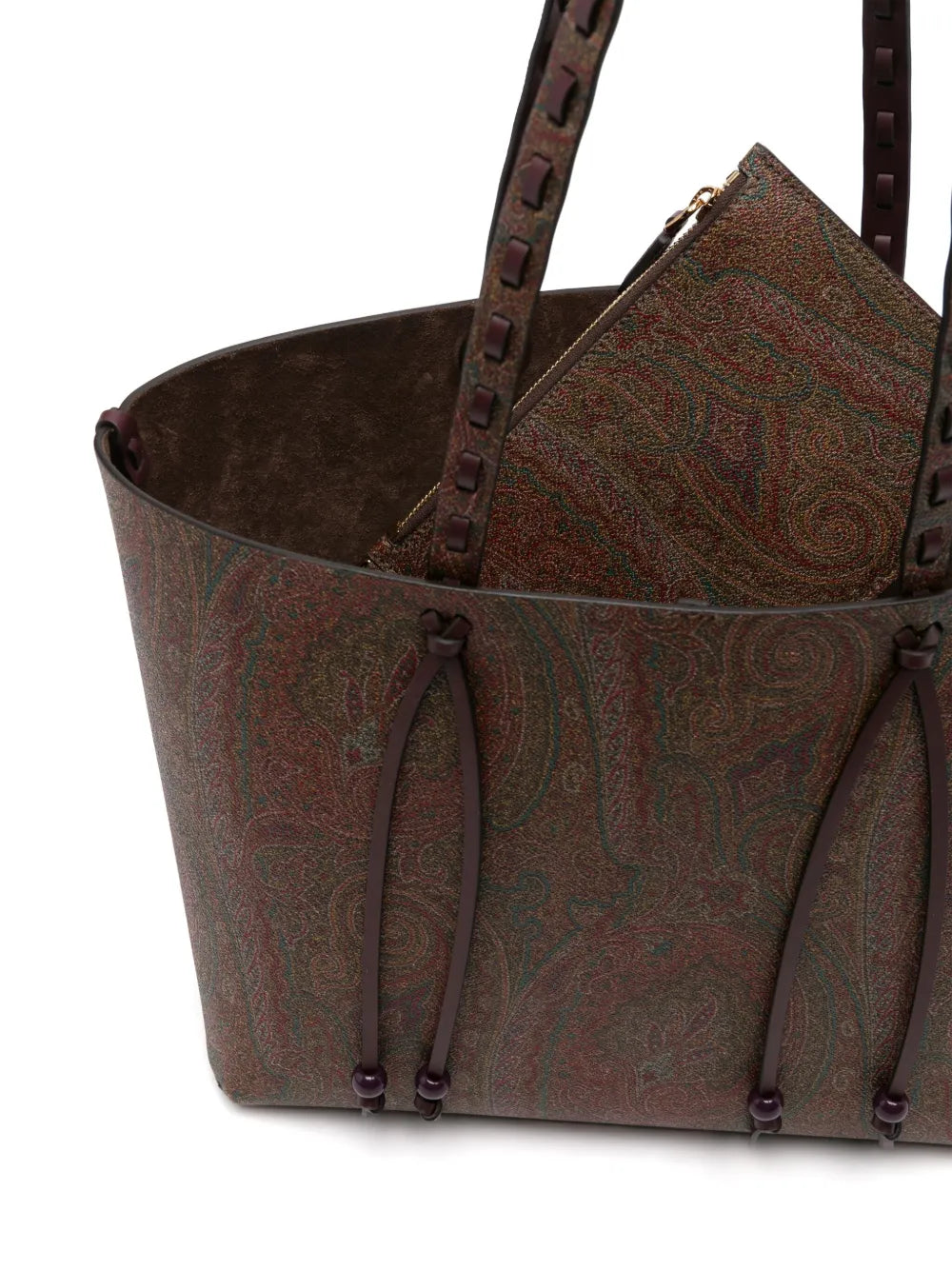 Etro Paisley Jacquard Shoulder Bag — Same as shown — Size One Size — Detail View