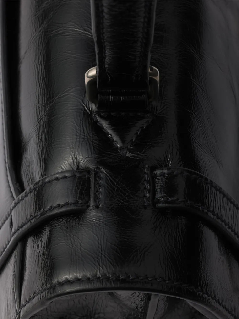 Prada Medium Leather Shoulder Bag — Same as shown — Size One Size — Detail View