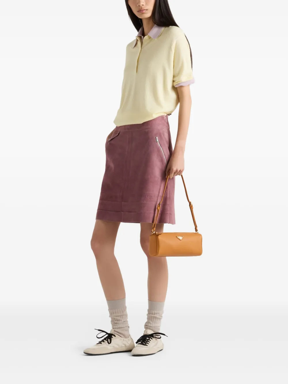 Prada Leather Shoulder Bag — Same as shown — Size One Size — Side View