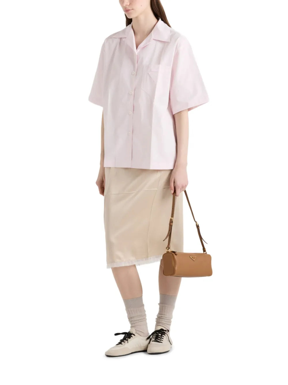 Prada Leather Shoulder Bag — Same as shown — Size One Size — Side View