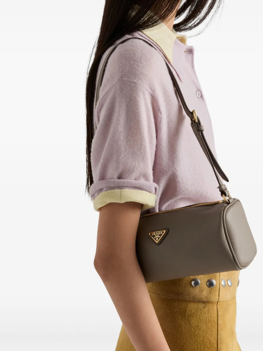 Prada Leather Shoulder Bag — Same as shown — Size One Size — Side View