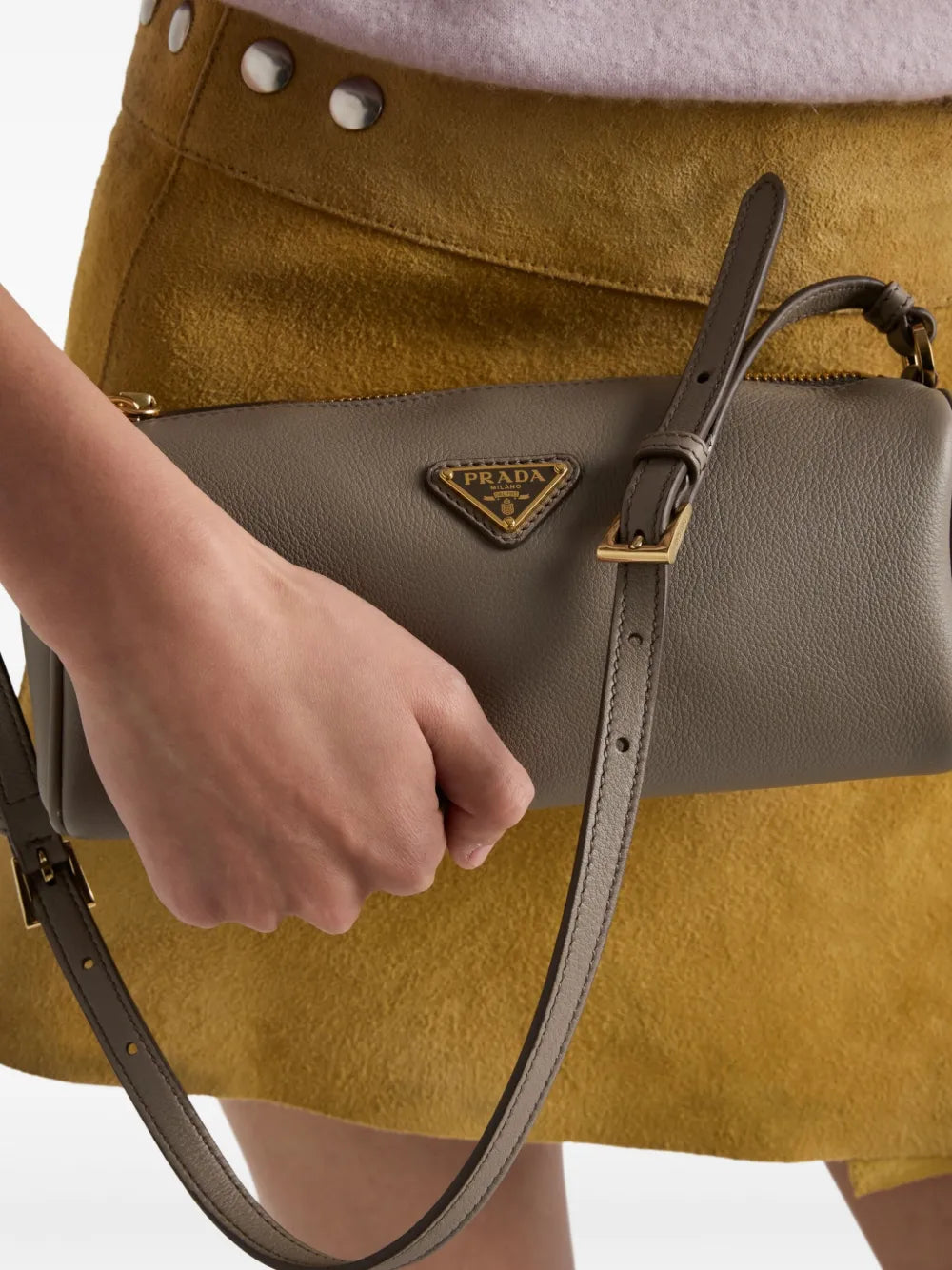 Prada Leather Shoulder Bag — Same as shown — Size One Size — Back View