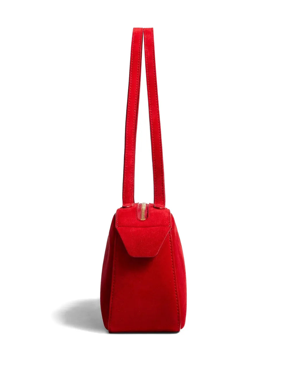 Khaite Simona Suede Shoulder Bag — Same as shown — Size One Size — Back View