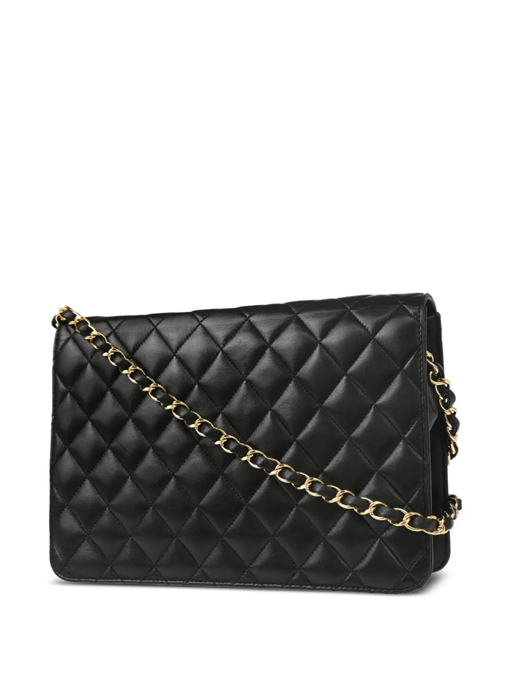 Chanel Pre Owned 2008 Medium Half Flap Shoulder Bag — Same as shown — Size One Size — Side View