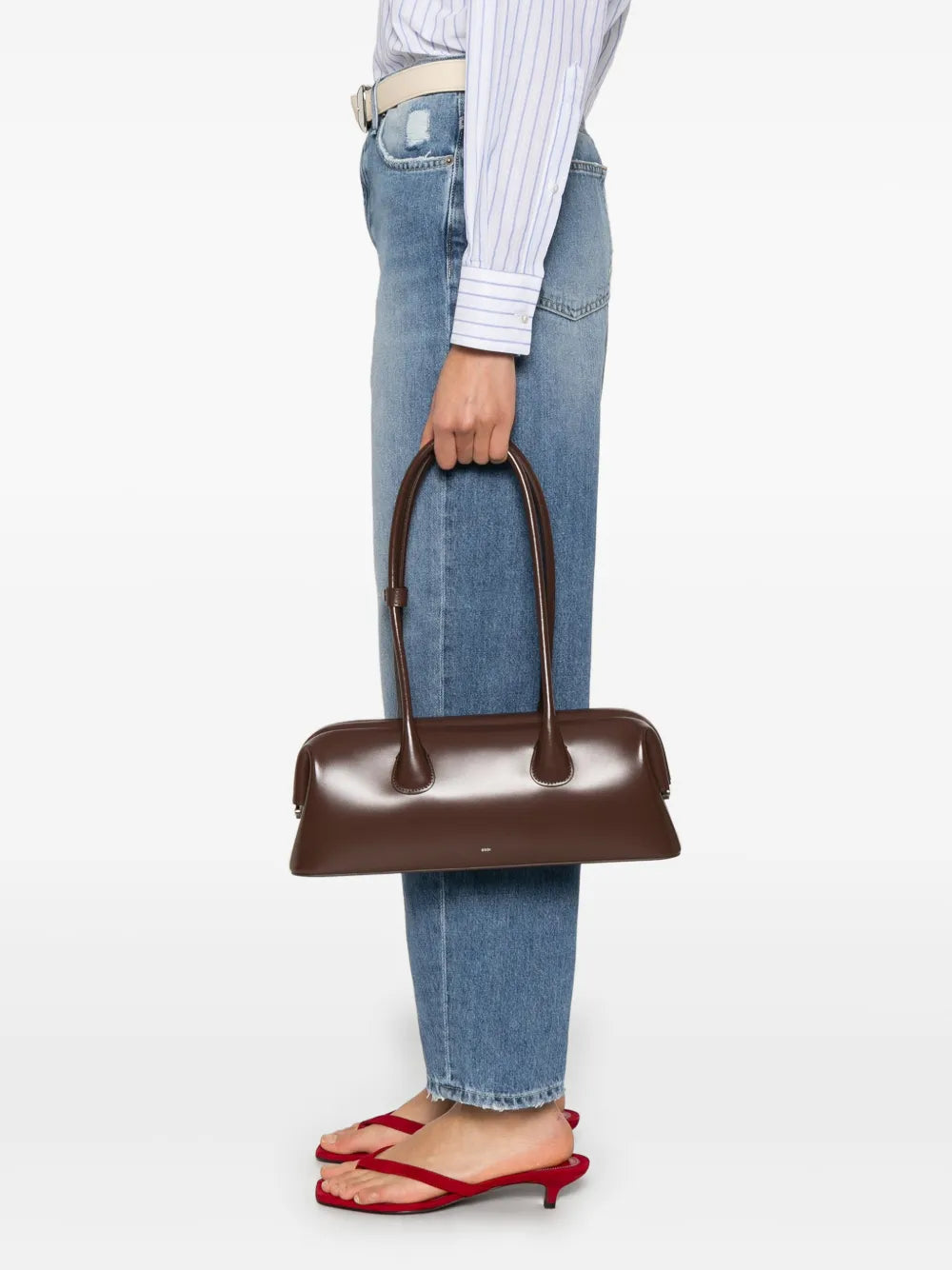 Osoi Boat Wide Shoulder Bag — Same as shown — Size One Size — Side View