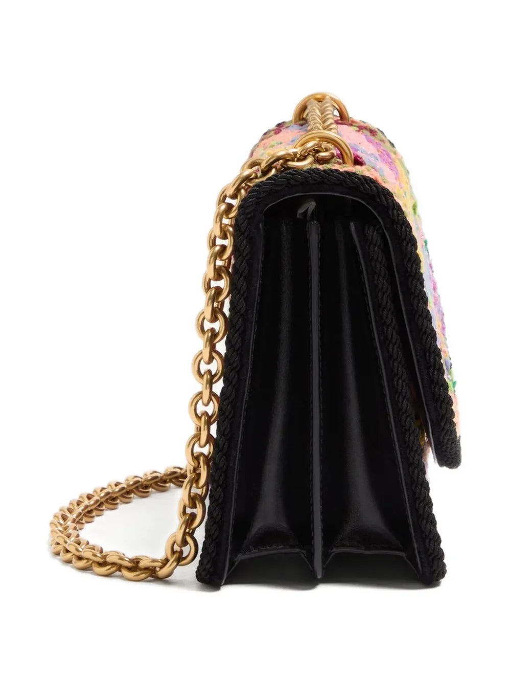 Valentino Garavani Floral Embroidered Mini Shoulder Bag — Same as shown — Size One Size — Top View