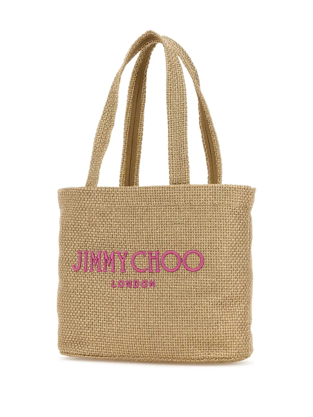 Jimmy Choo Logo Embroidered Shoulder Bag — Same as shown — Size One Size — Back View