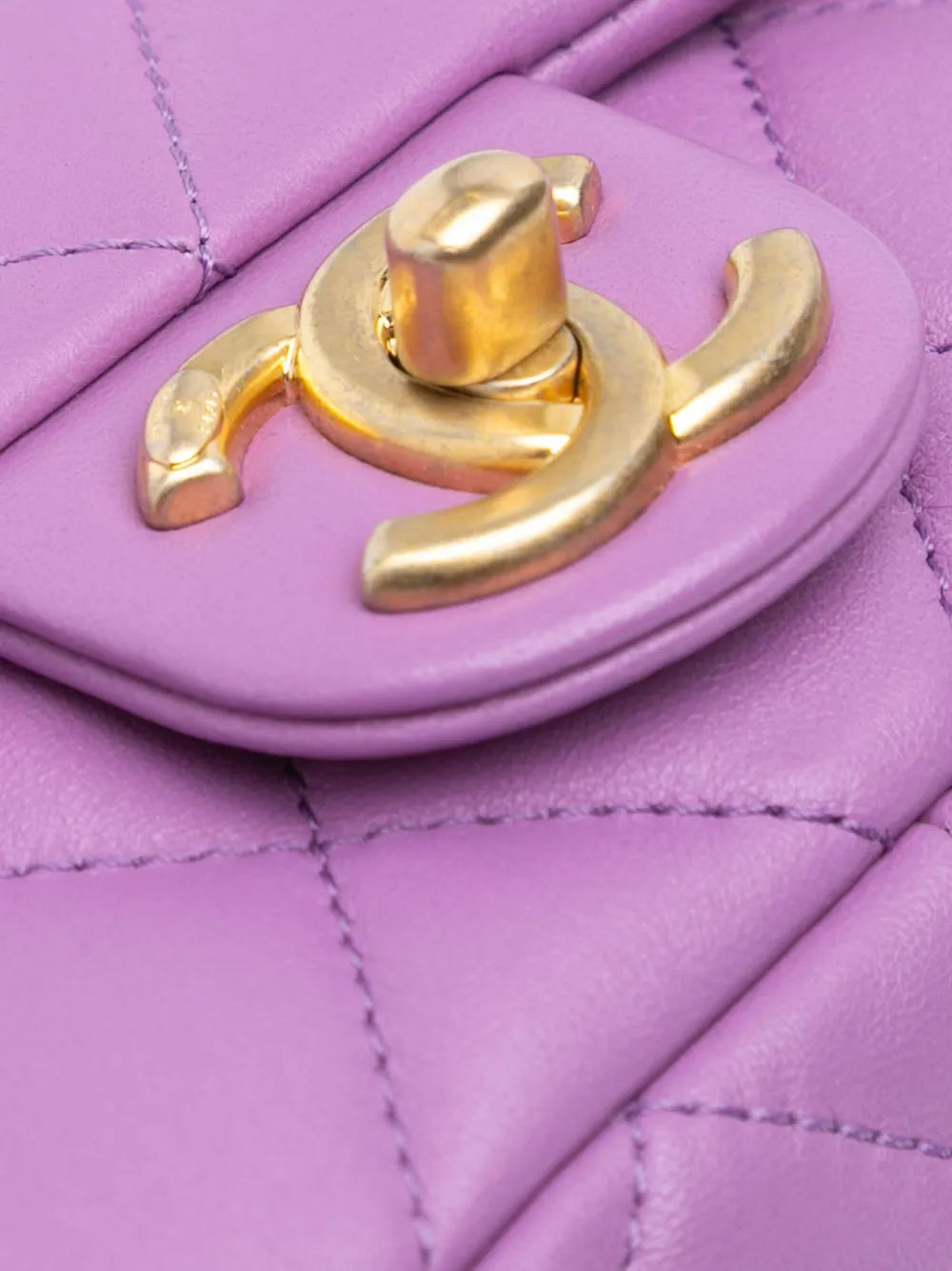 Chanel Pre Owned 2021 2024 Mini Quilted Lambskin Funky Town Flap Shoulder Bag — Same as shown — Size One Size — Lifestyle View