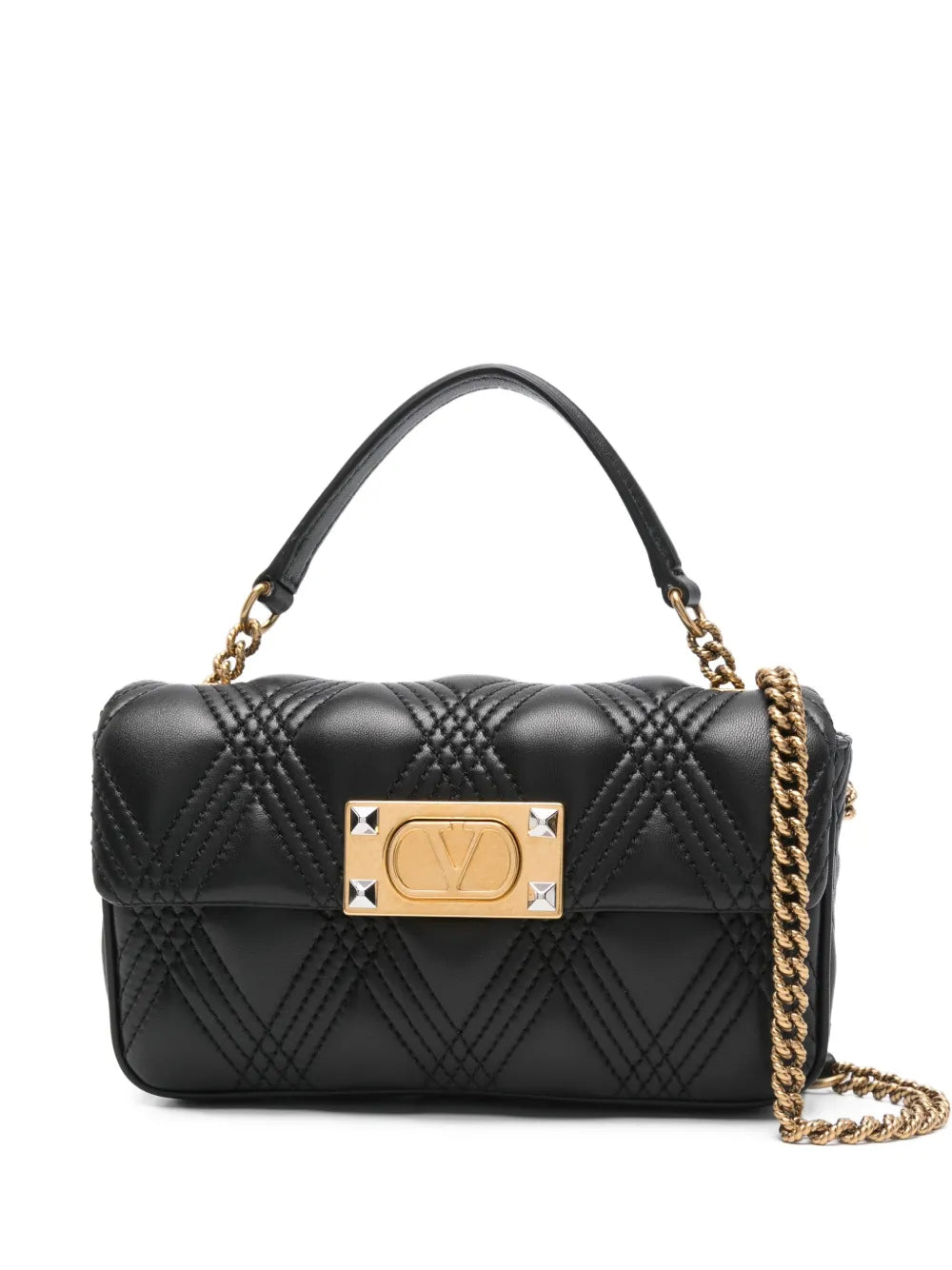 Valentino Garavani Small Quiltie 67 Shoulder Bag — Same as shown — Size One Size — Front View