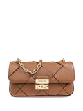 Michael Michael Kors Leather Shoulder Bag — Same as shown — Size One Size — Front View