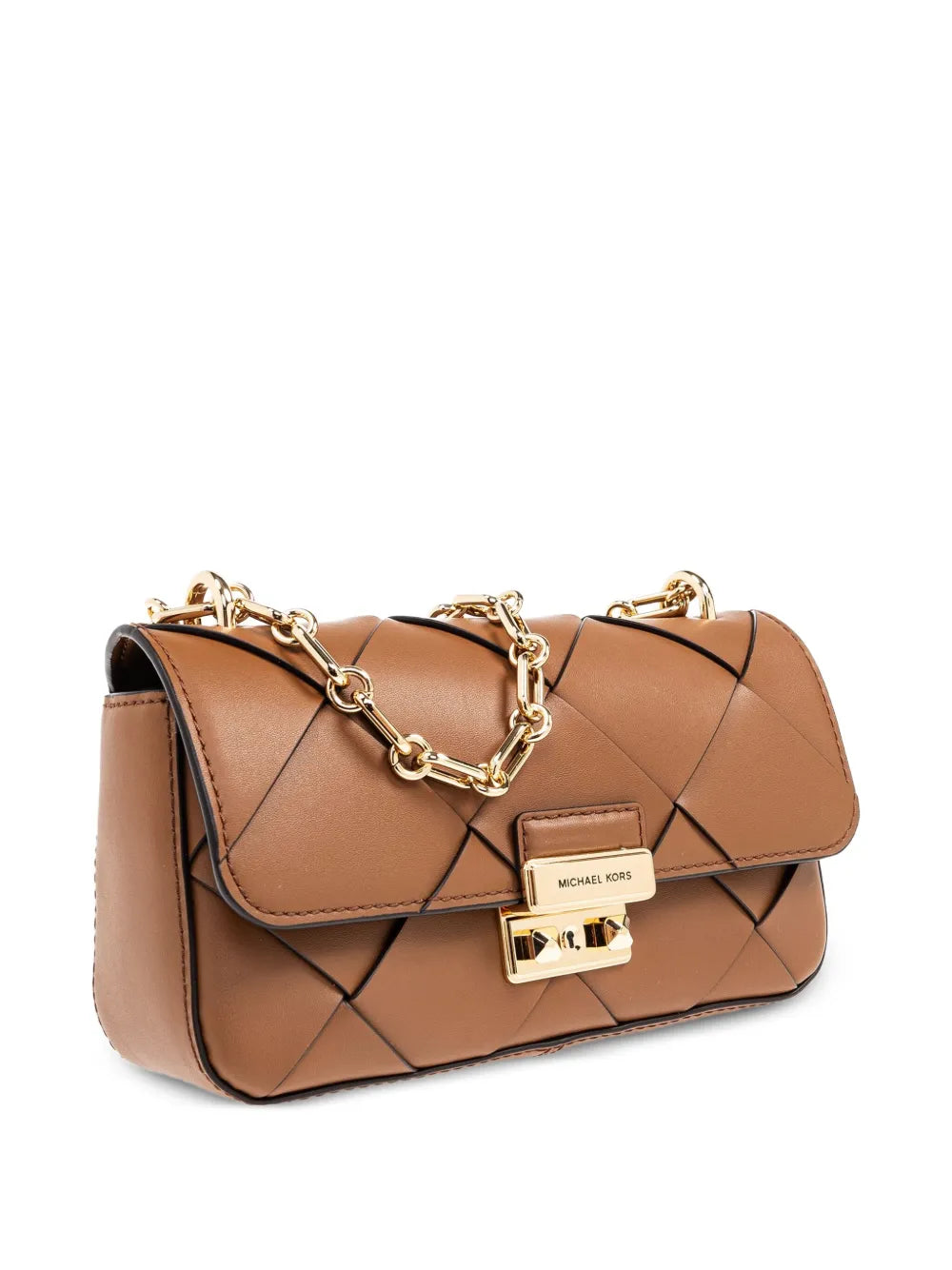 Michael Michael Kors Leather Shoulder Bag — Same as shown — Size One Size — Top View