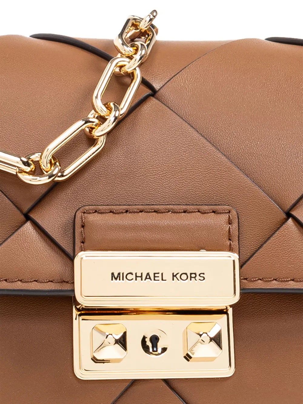 Michael Michael Kors Leather Shoulder Bag — Same as shown — Size One Size — Lifestyle View