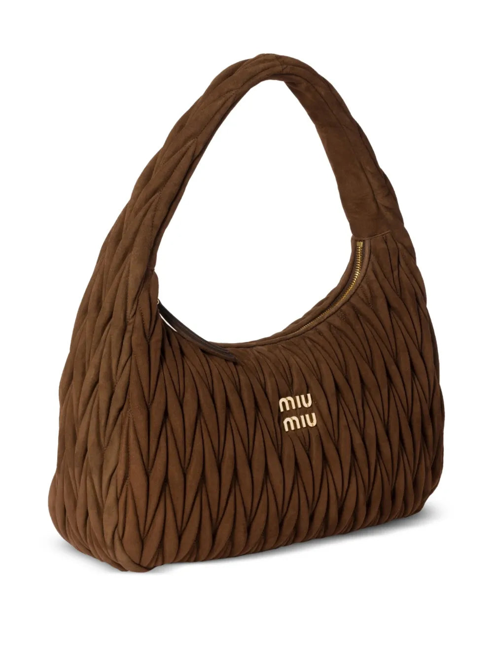 Miu Miu Wander Matelasse Shoulder Bag — Same as shown — Size One Size — Back View