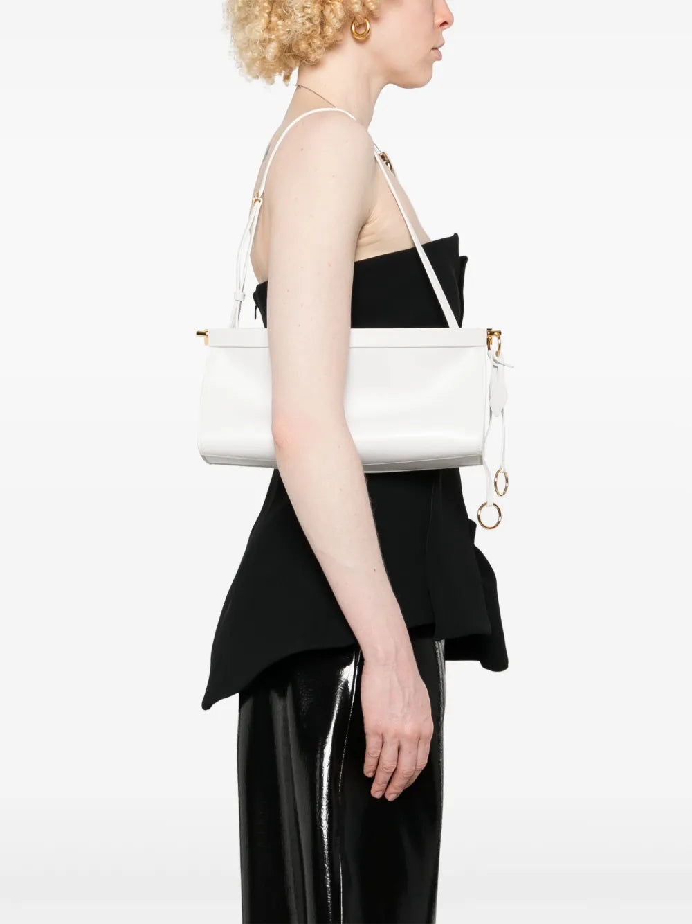 Alaia Medium Le Click East West Shoulder Bag — Same as shown — Size One Size — Side View