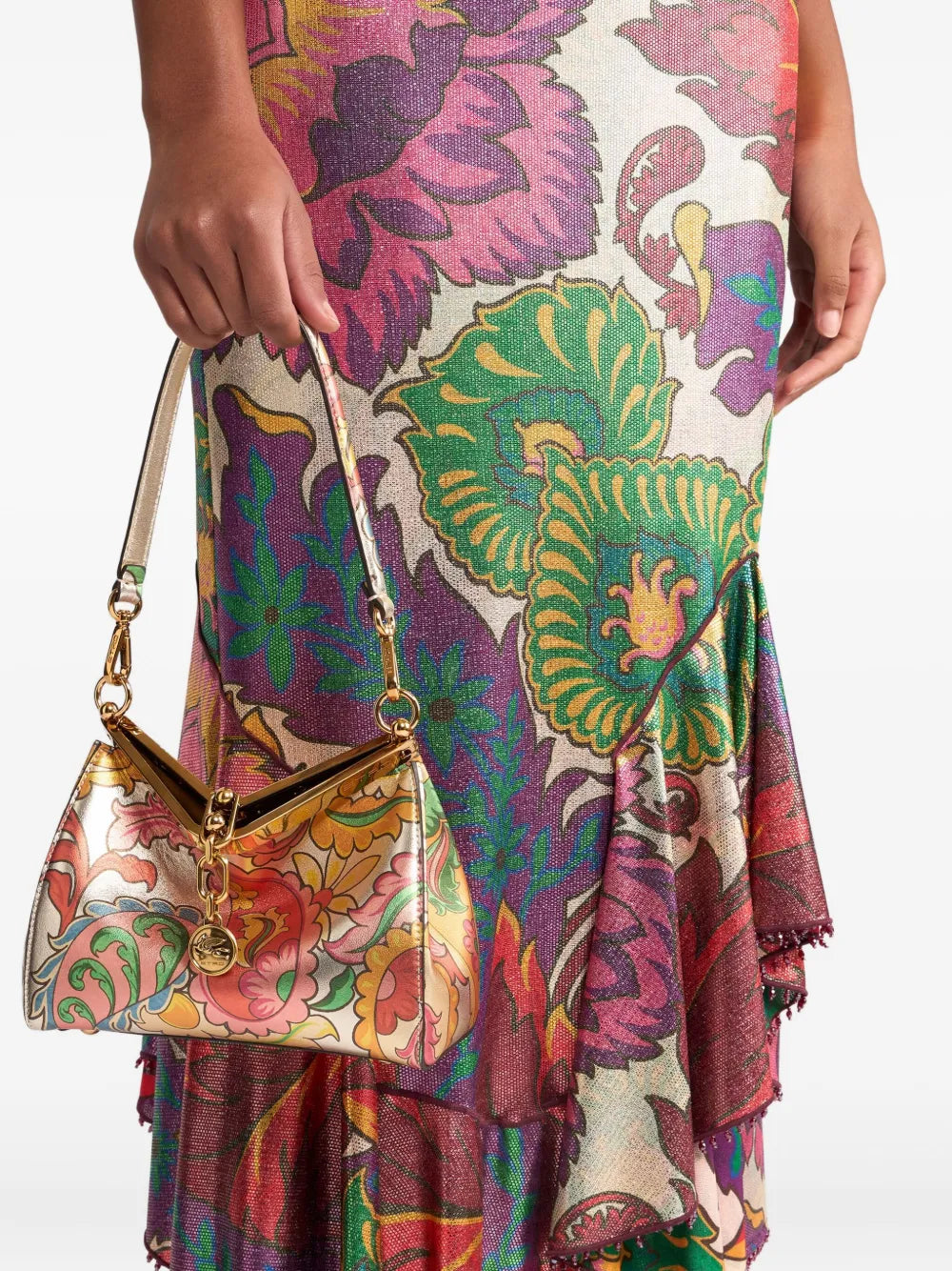 Etro Small Vela Shoulder Bag — Same as shown — Size One Size — Side View