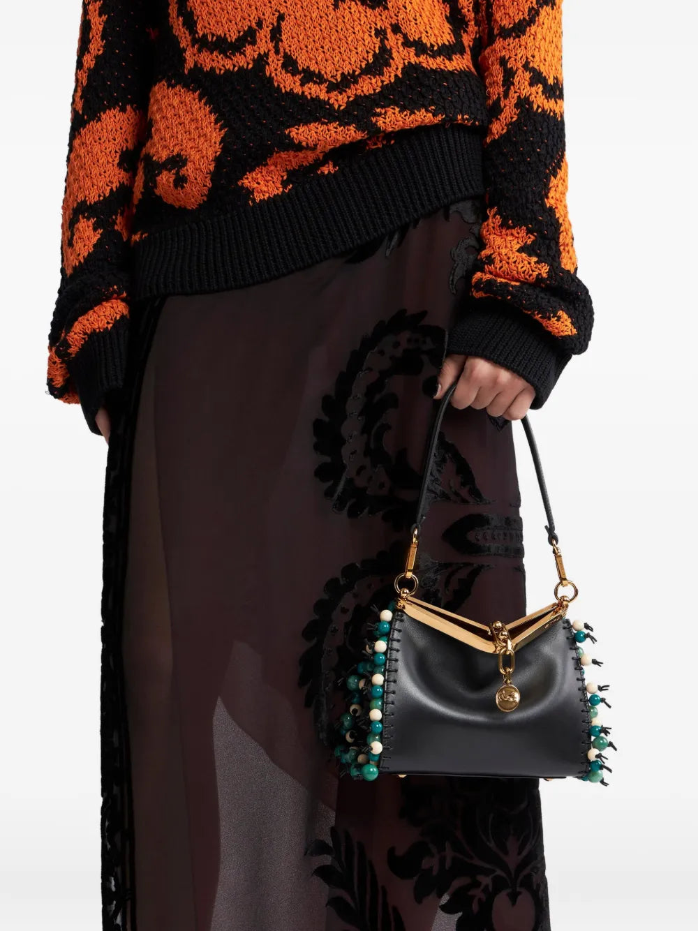 Etro Small Vela Shoulder Bag — Same as shown — Size One Size — Side View