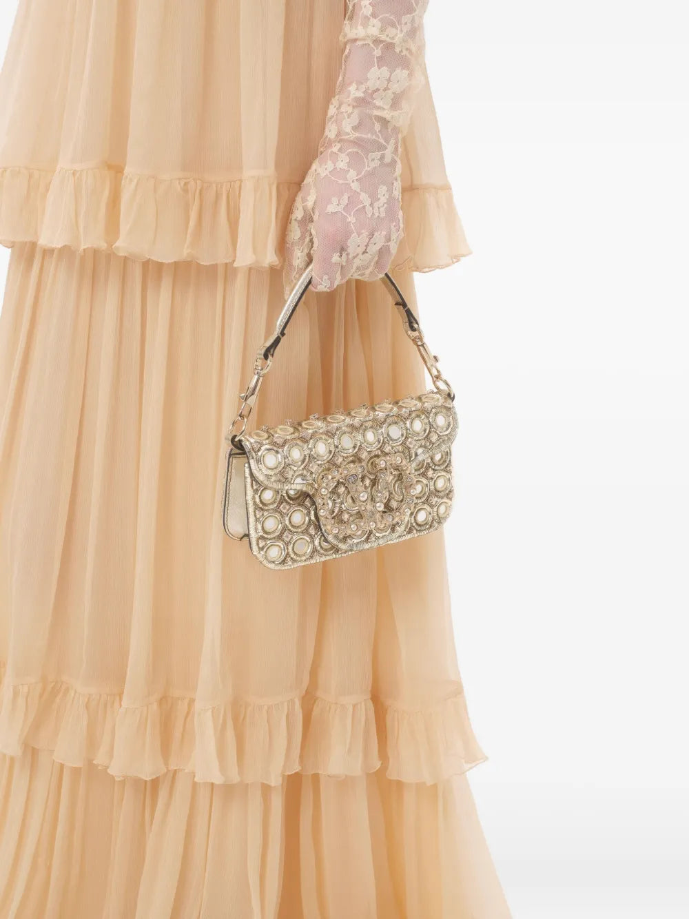 Valentino Garavani Small Loco Shoulder Bag — Same as shown — Size One Size — Back View