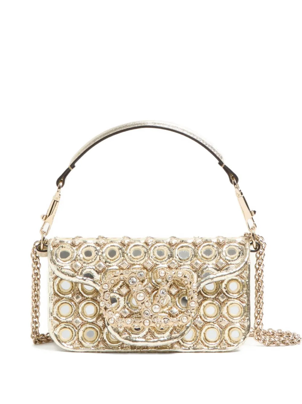 Valentino Garavani Small Loco Shoulder Bag — Same as shown — Size One Size — Front View