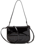 Diesel 1Dr Patent Leather Logo Shoulder Bag — Same as shown — Size One Size — Front View