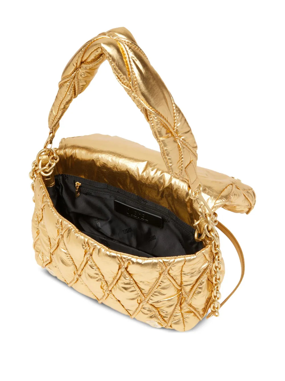 Diesel Medium Charm D Shoulder Bag — Same as shown — Size One Size — Top View