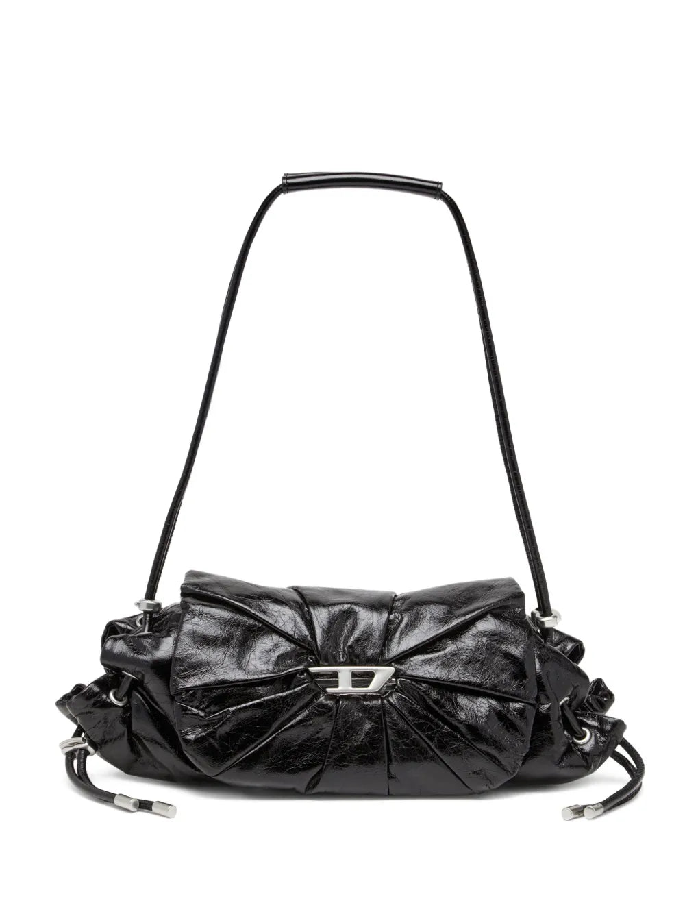 Diesel Small Scrunch D Shoulder Bag — Same as shown — Size One Size — Front View