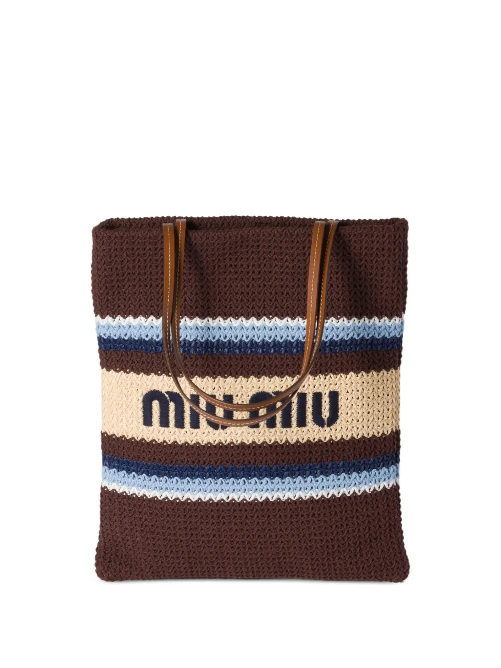 Miu Miu Crochet Tote Bag — Same as shown — Size One Size — Front View
