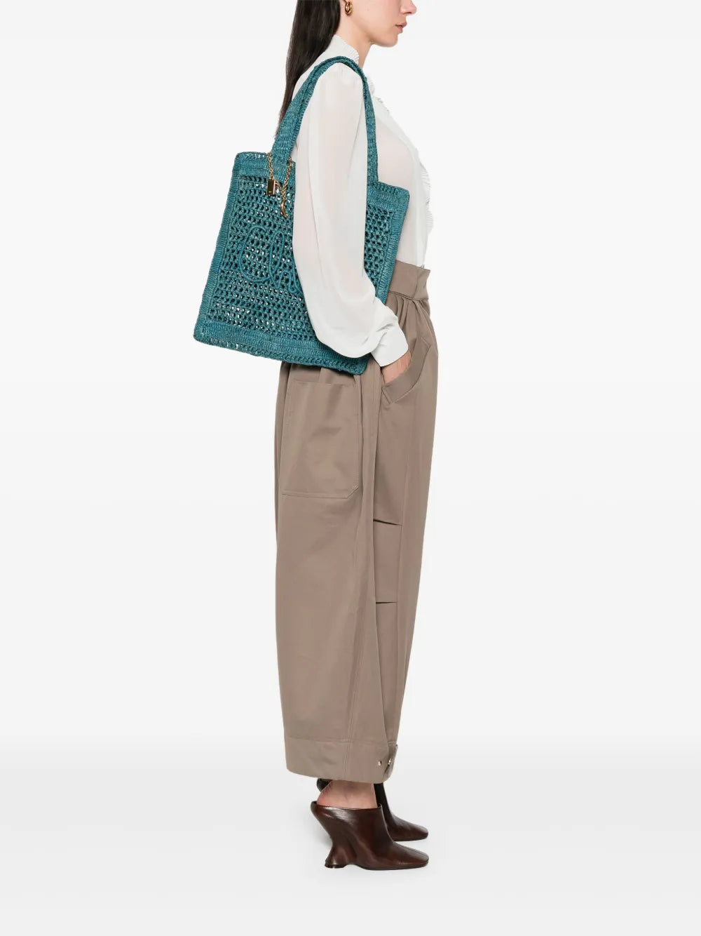 Chloe Summer Banana Tote Bag — Same as shown — Size One Size — Side View