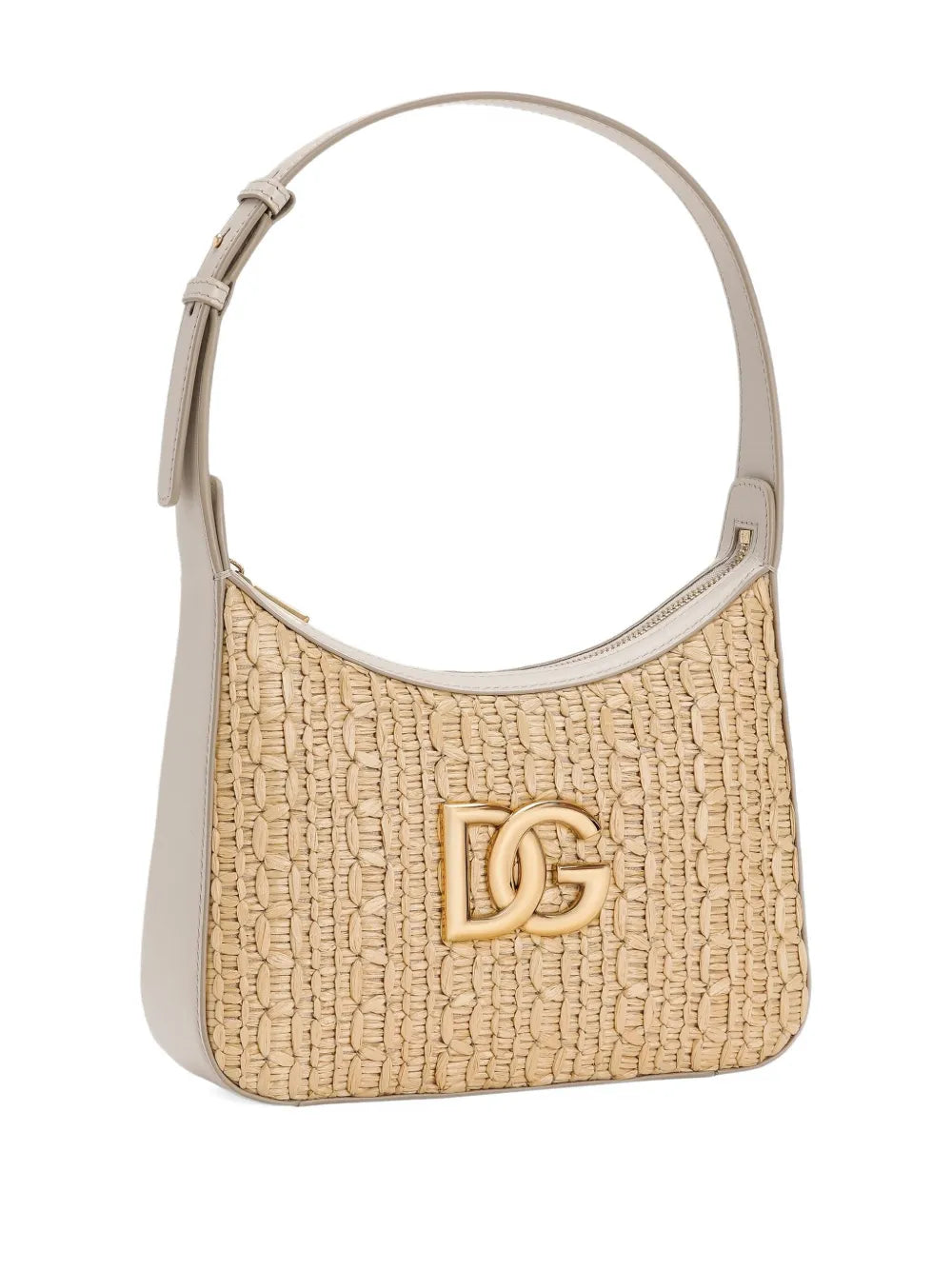 Dolce Gabbana Rafia Crochet Shoulder Bag — Same as shown — Size One Size — Back View