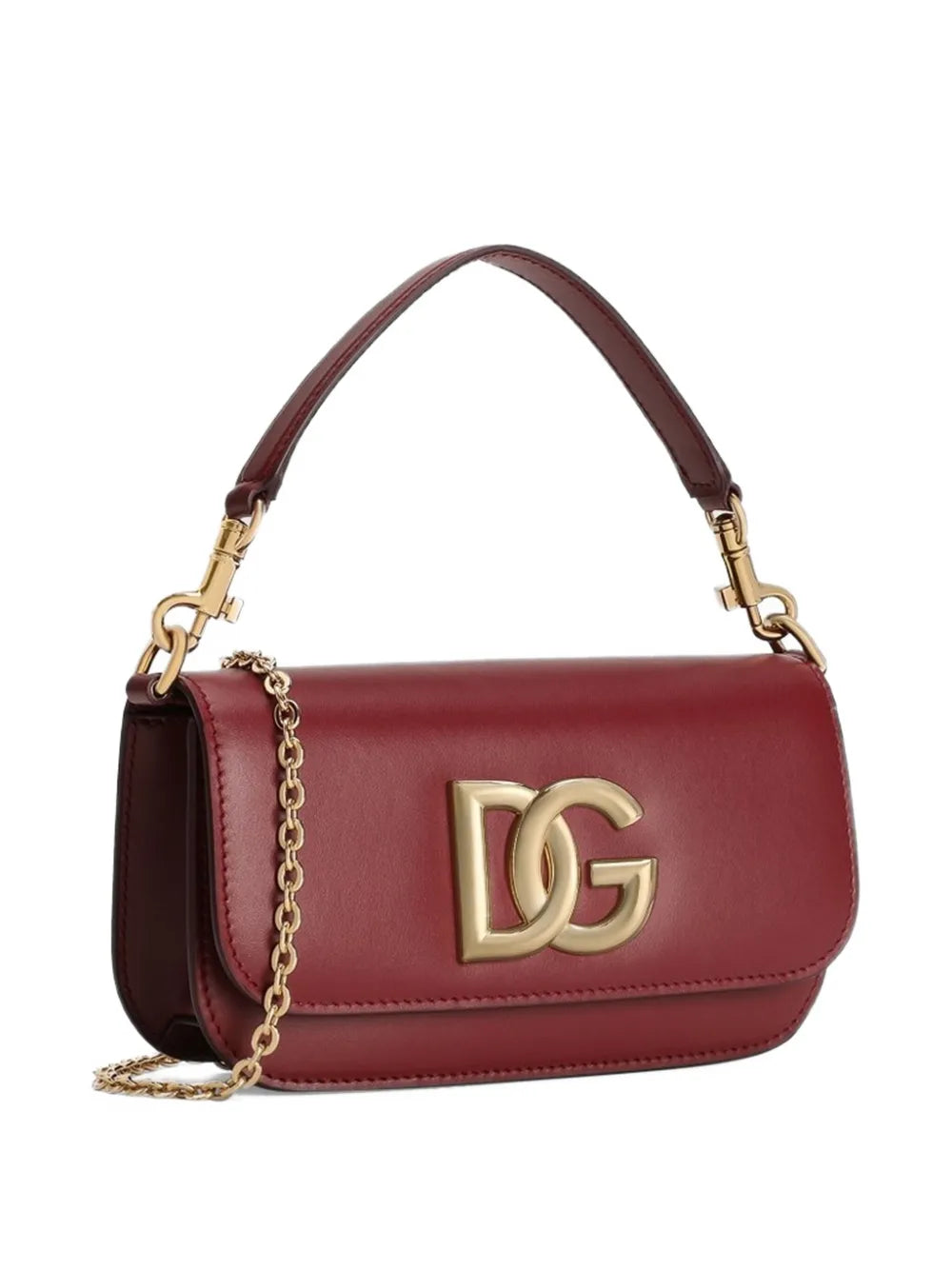 Dolce Gabbana Leather Shoulder Bag — Same as shown — Size One Size — Top View