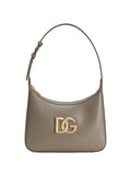 Dolce Gabbana Leather Shoulder Bag — Same as shown — Size One Size — Front View