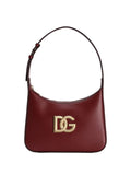 Dolce Gabbana Leather Shoulder Bag — Same as shown — Size One Size — Front View