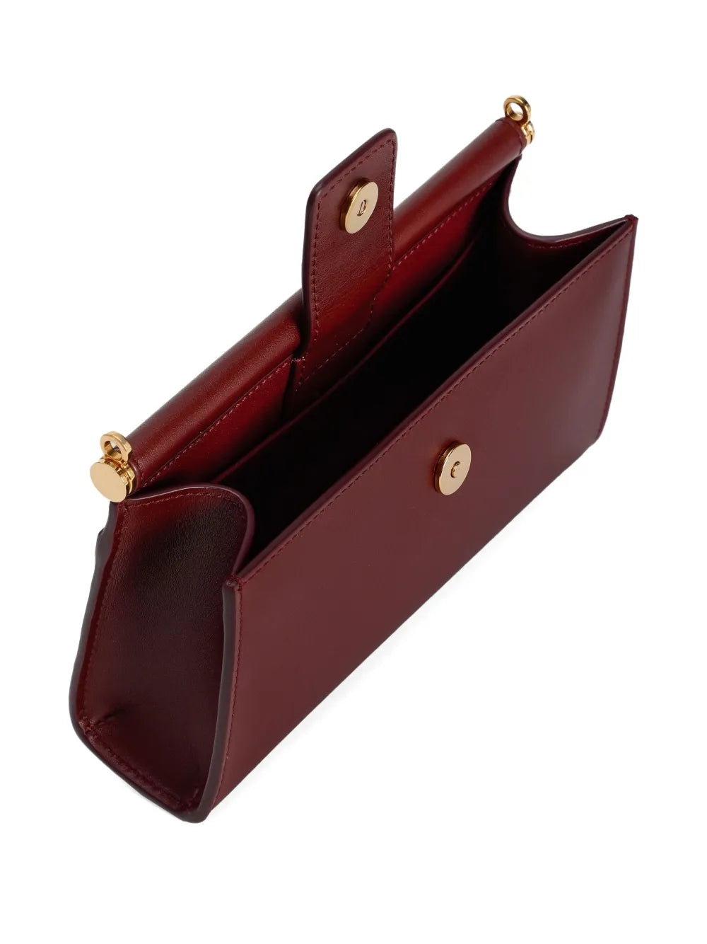 Dolce Gabbana Leather Shoulder Bag — Same as shown — Size One Size — Top View