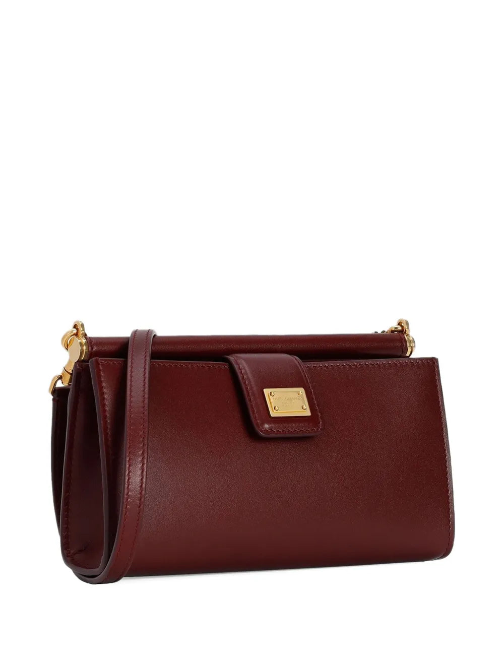 Dolce Gabbana Leather Shoulder Bag — Same as shown — Size One Size — Back View