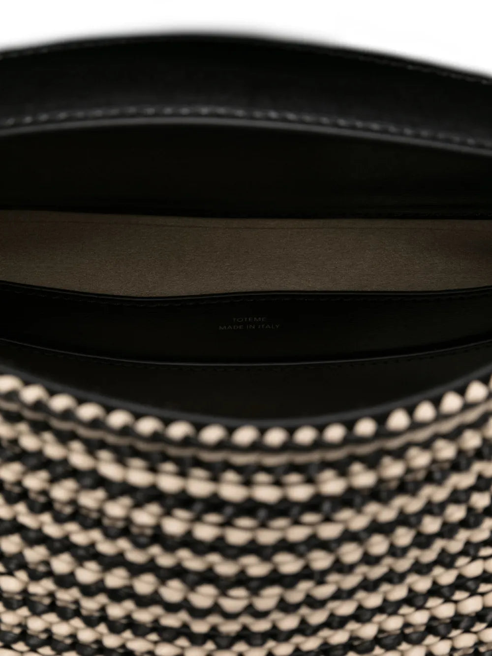 Toteme Woven Leather Top Handle Bag — Same as shown — Size One Size — Top View