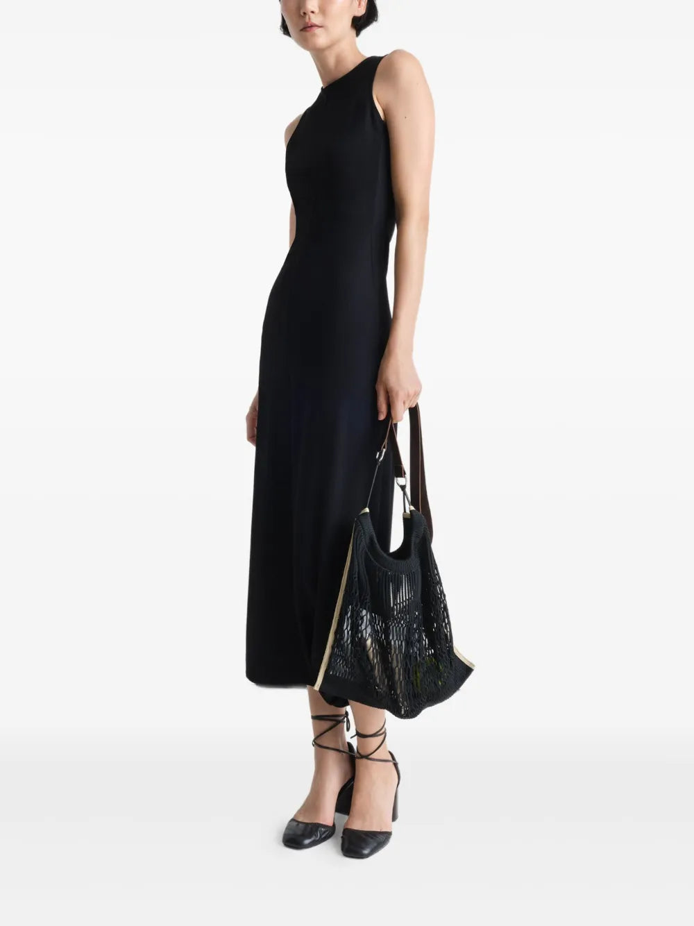 Lemaire Filt Mesh Detail Shoulder Bag — Same as shown — Size One Size — Side View