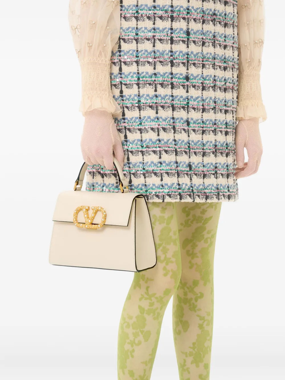 Valentino Garavani Small Vsling Handbag — Same as shown — Size One Size — Side View