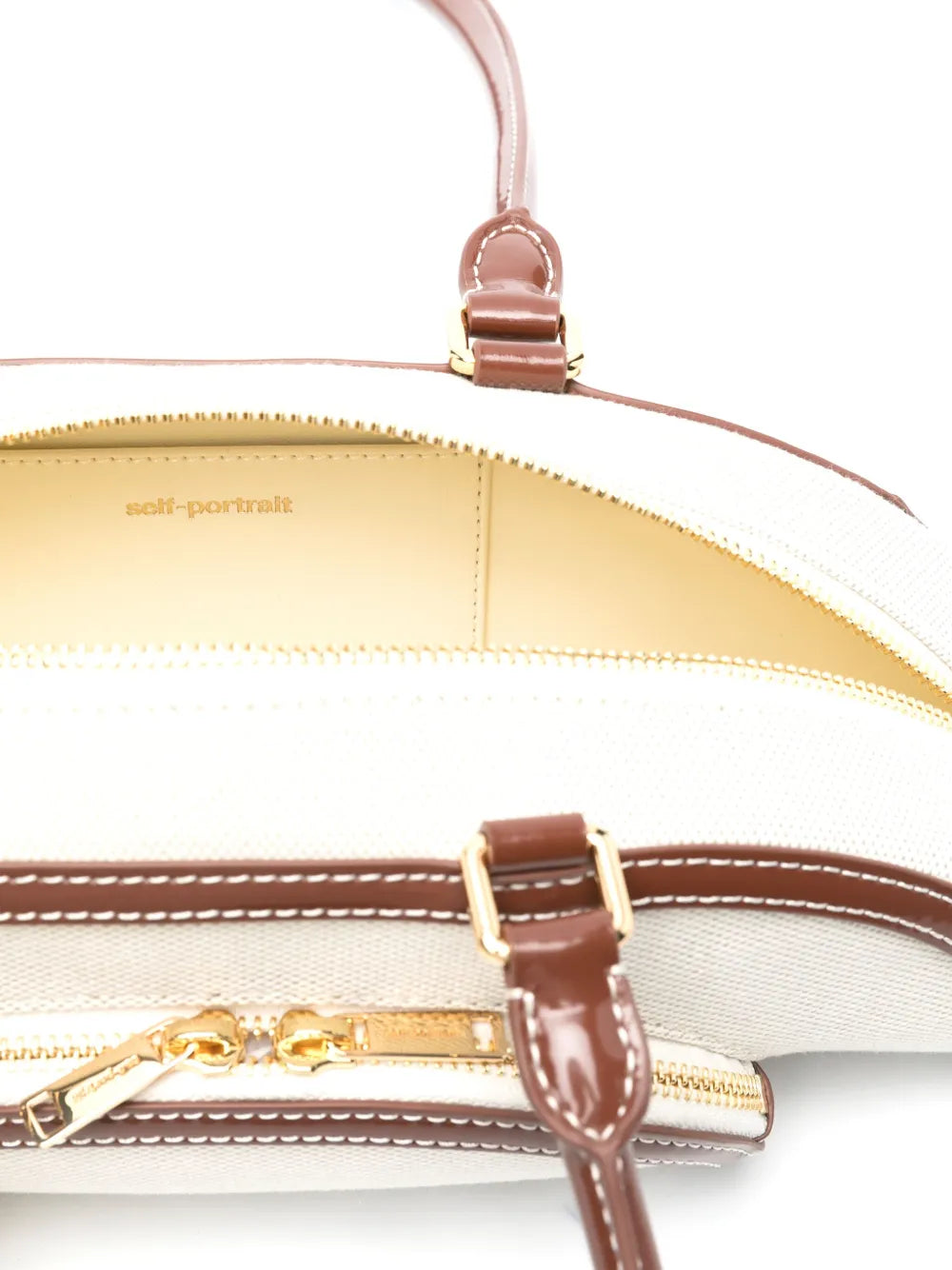 Self Portrait Canvas Shoulder Bag — Same as shown — Size One Size — Detail View
