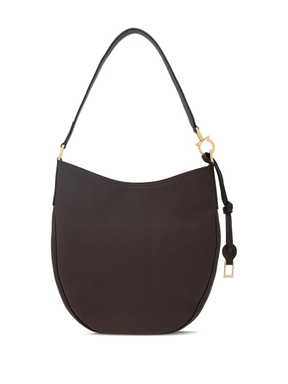 Ferragamo Leather Shoulder Bag — Same as shown — Size One Size — Back View