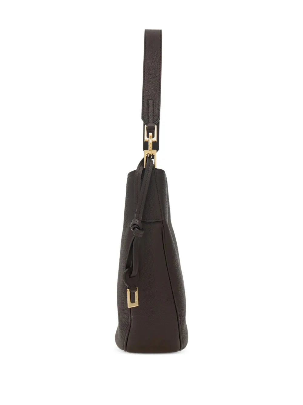 Ferragamo Leather Shoulder Bag — Same as shown — Size One Size — Top View