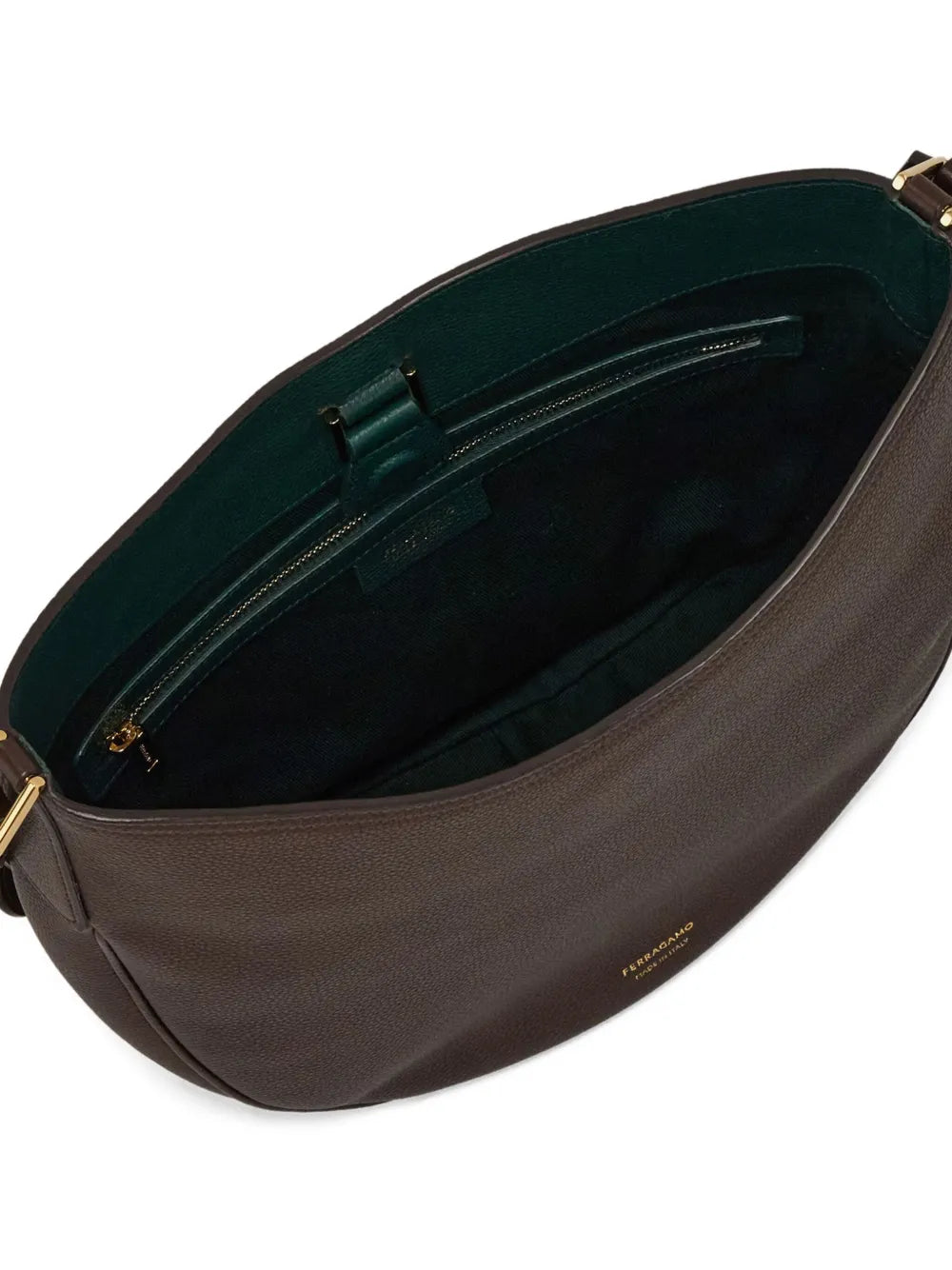 Ferragamo Leather Shoulder Bag — Same as shown — Size One Size — Lifestyle View