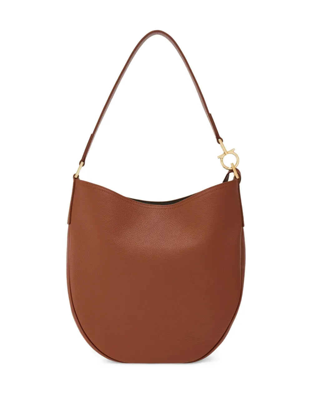 Ferragamo Leather Shoulder Bag — Same as shown — Size One Size — Back View