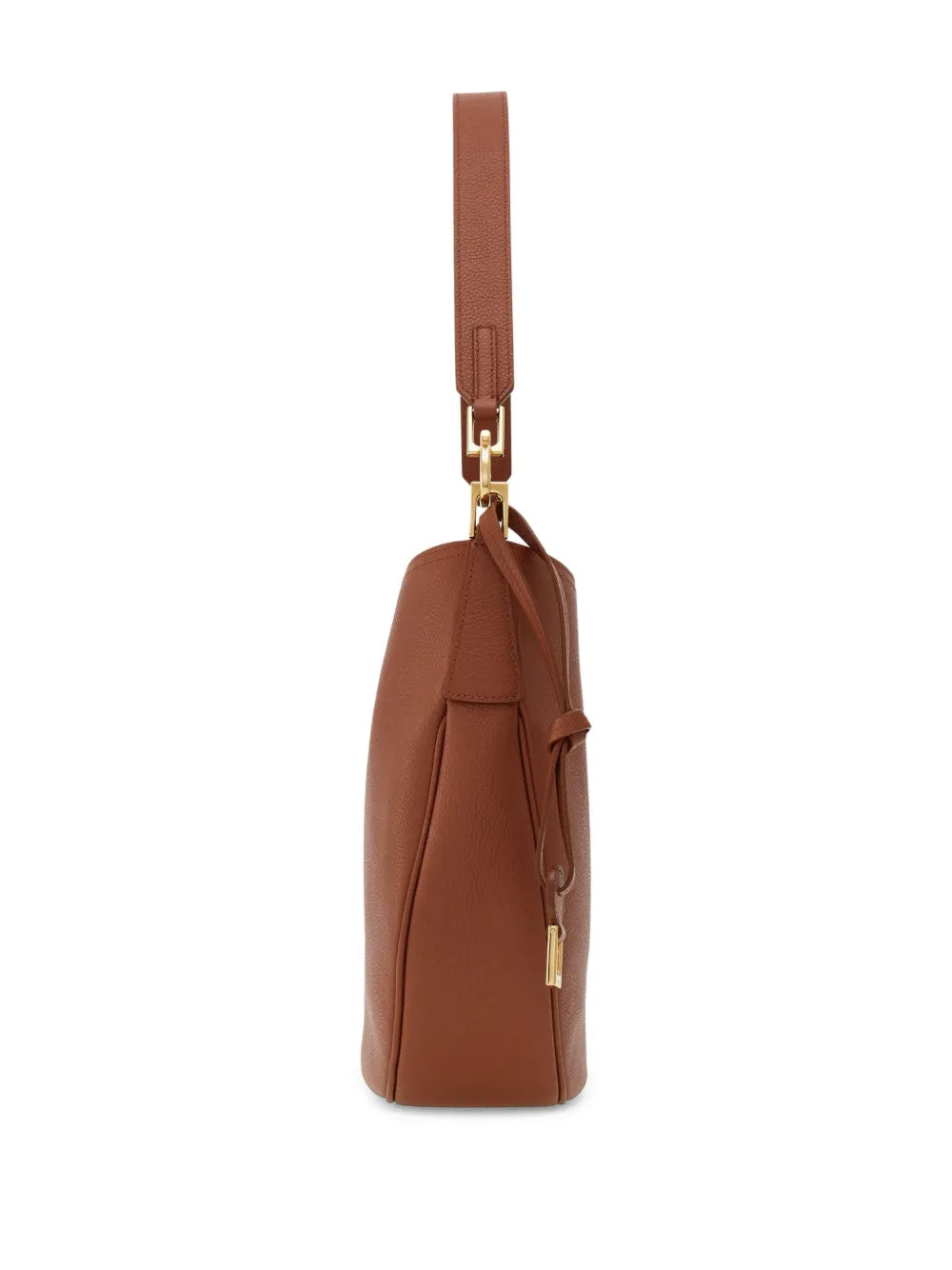 Ferragamo Leather Shoulder Bag — Same as shown — Size One Size — Top View