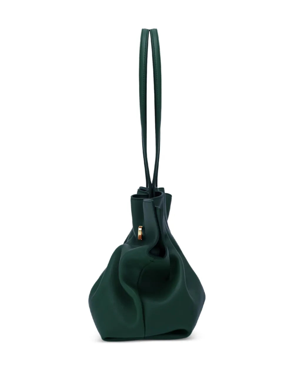 Ferragamo Soft Leather Shoulder Bag — Same as shown — Size One Size — Detail View
