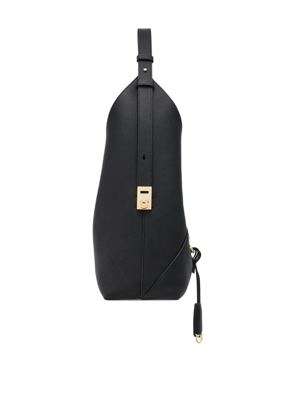 Ferragamo Leather Hobo Shoulder Bag — Same as shown — Size One Size — Detail View