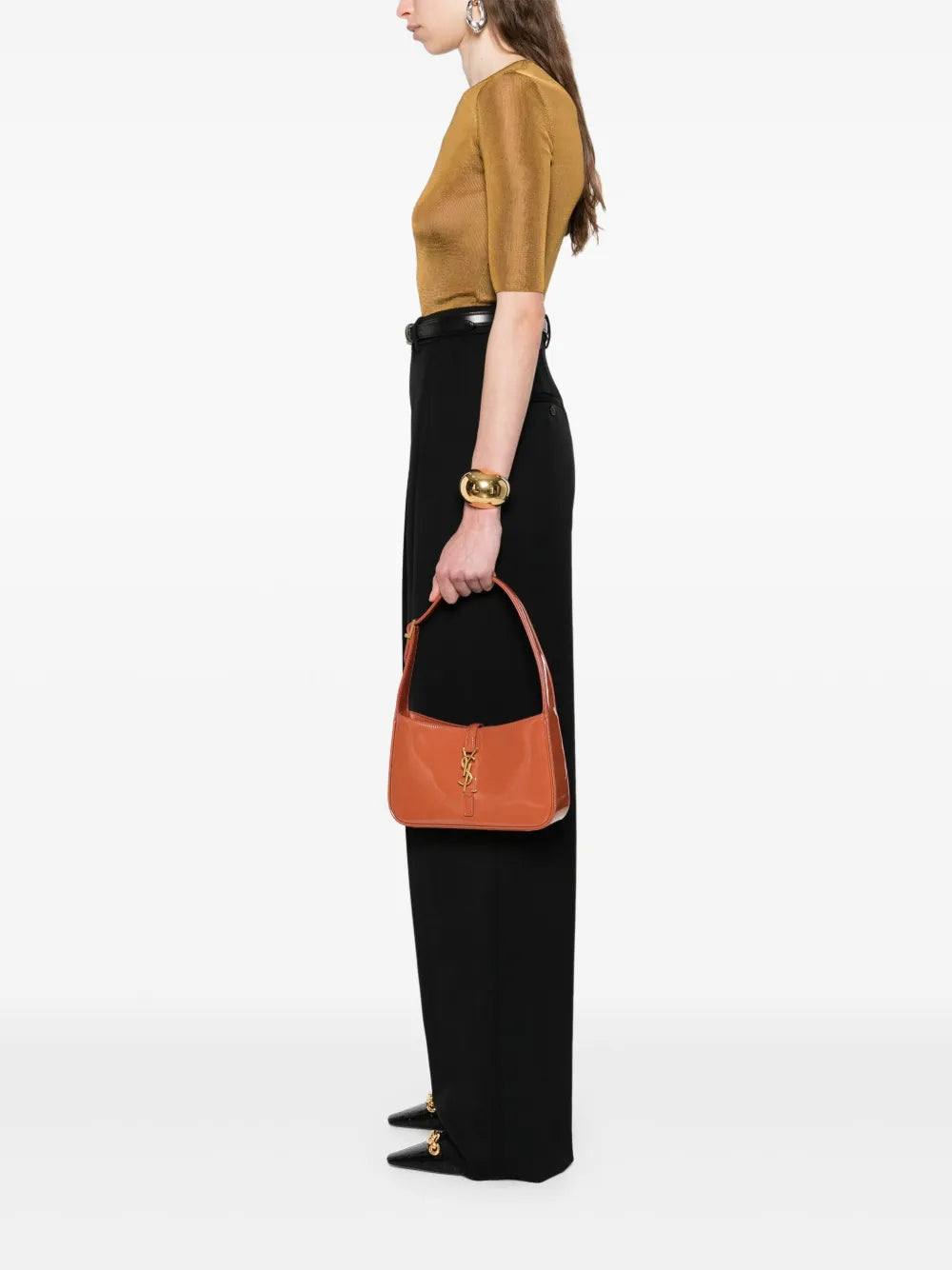 Saint Laurent Le 5 A 7 Shoulder Bag — Same as shown — Size One Size — Side View
