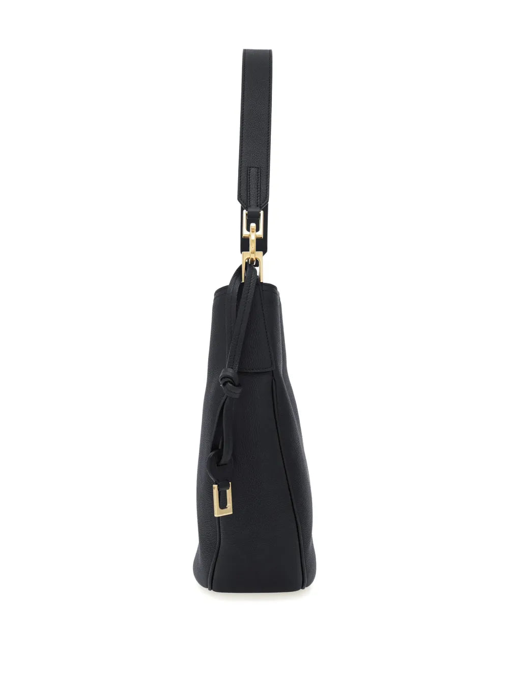 Ferragamo North South Leather Shoulder Bag — Same as shown — Size One Size — Back View